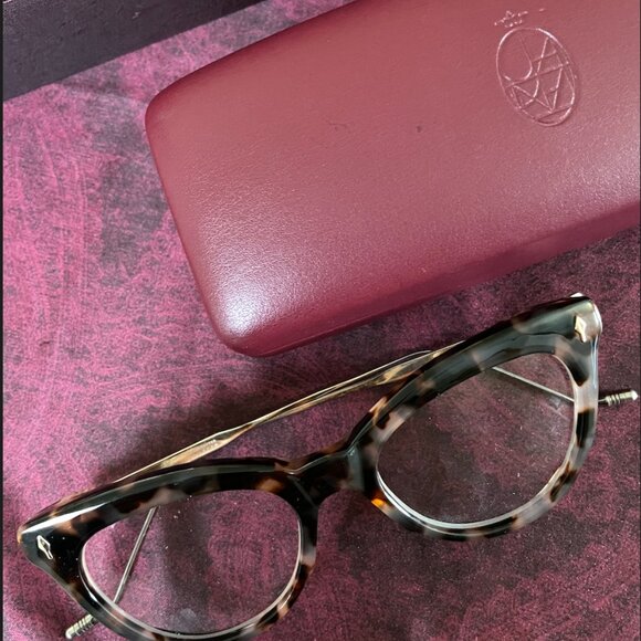 Jacques Marie Mage Limited Edition Rose Gold Joan Cateye Eyeglass Frame - Picture 10 of 13